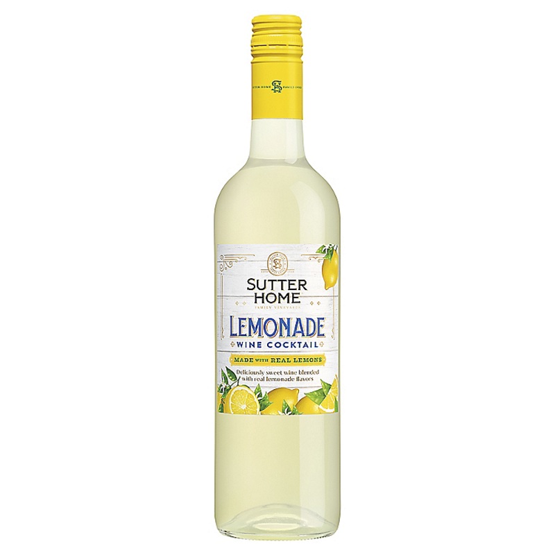 SUTTER HOME LEMONADE WINE COCKTAIL 750ML 750ML