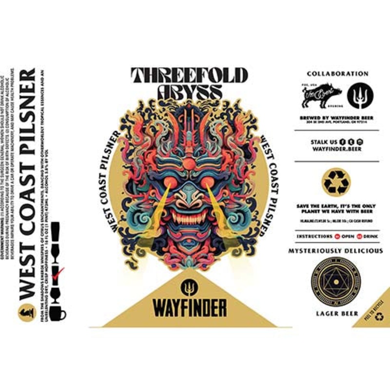 Wayfinder Threefold Abyss Pilsner 16OZ SINGLE CAN