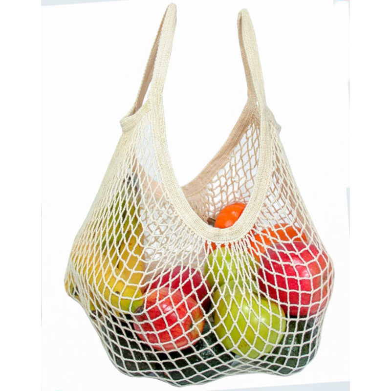 Eco Bags: Short Handle – Natural Color