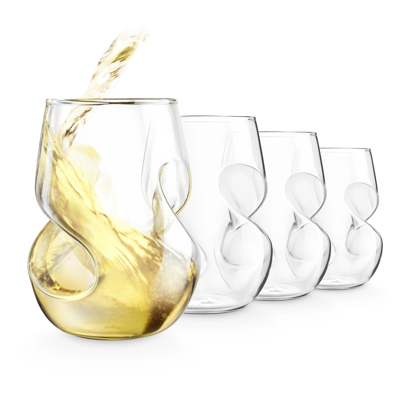 FINAL TOUCH CONUNDRUM WHITE WINE GLASS 4PC @ Southgate [1004124] ml