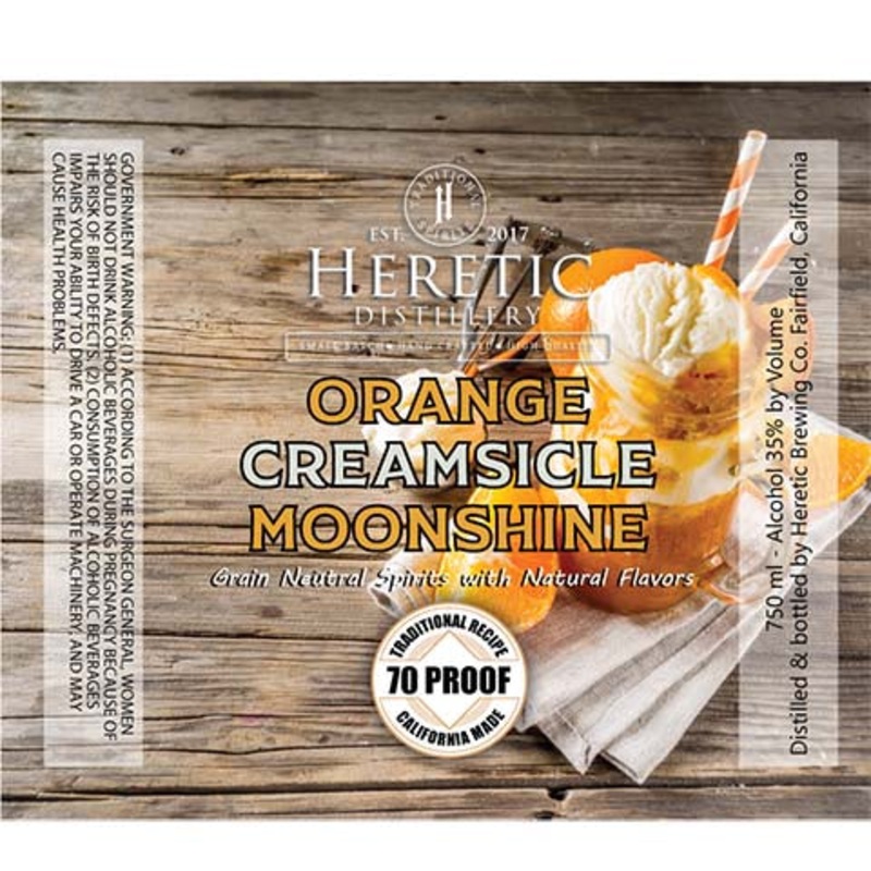 Heretic Orange Creamsicle Moonshine 750ML BTL