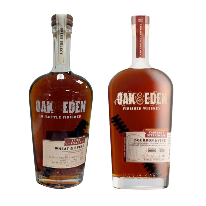 Oak & Eden Combo: Wheat & Spire Single Barrel Pick (INDIAN SUMMER) + Bourbon & Vine