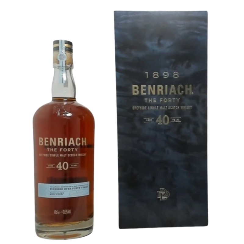 BENRIACH 40YR SINGLE MALT SCOTCH WHISKY 700ML @ Sage Hill [1051876] 700 ml