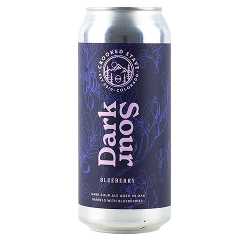 Crooked Stave Dark Sour Blueberry 16OZ SINGLE CAN