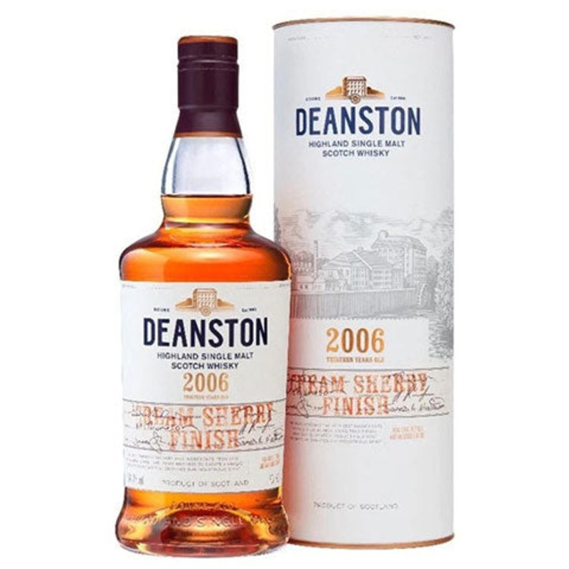 Deanston 13 Year Old 2006 Cream Sherry Finish Highland Single Malt Scotch Whisky 750ML BTL
