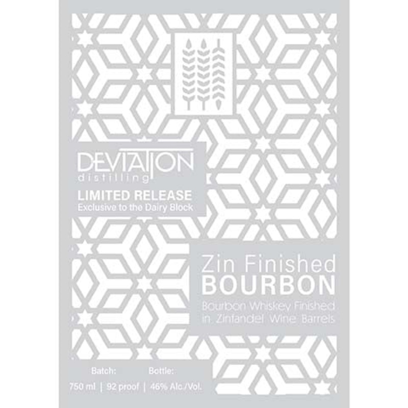 Deviation Zin Finished Bourbon Whiskey 750ML BTL