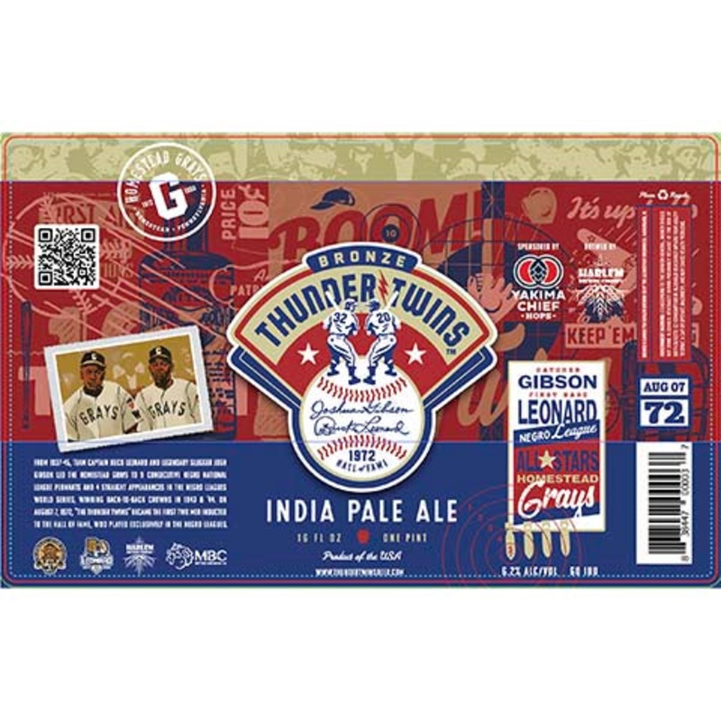 Harlem Thunder Twins IPA 16OZ SINGLE CAN