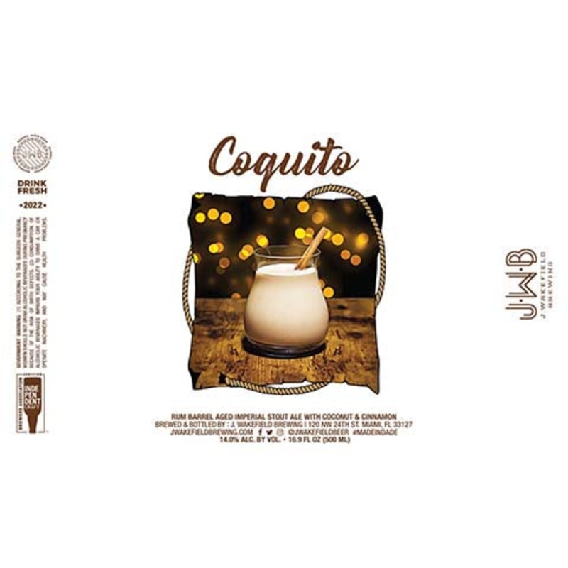 J. Wakefield Coquito Imperial Stout 500ML BTL