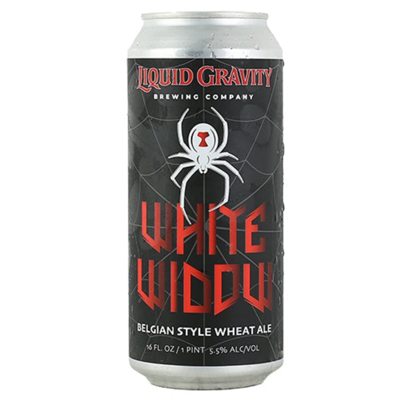 Liquid Gravity White Widow Belgian Style Wheat Ale 16OZ SINGLE CAN