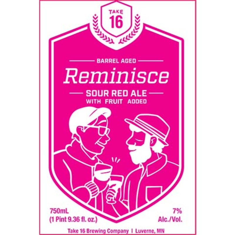 Take 16 Reminisce Sour Red Ale 750ML BTL