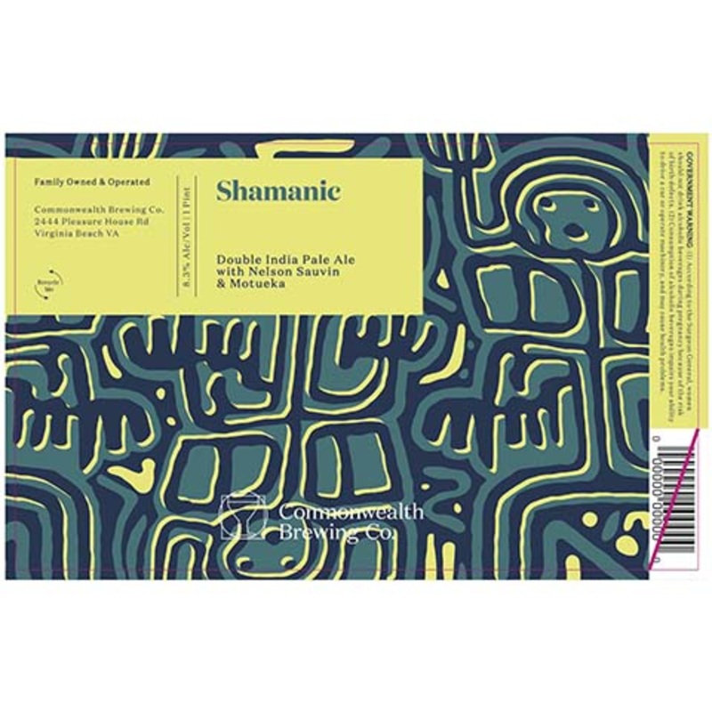 Commonwealth Shamanic DIPA 16OZ SINGLE CAN