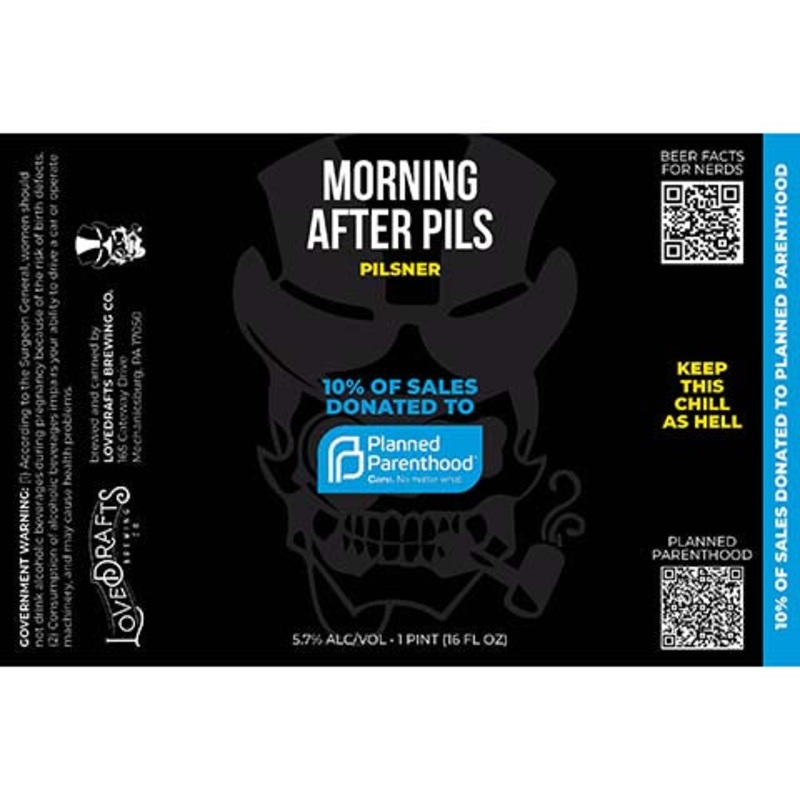 Lovedrafts Morning After Pils 16OZ SINGLE CAN
