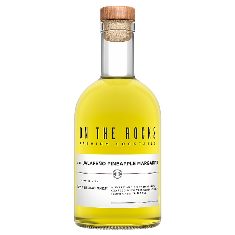 OTR-ON THE ROCKS THE JALAPENO PINEAPPLE MARGARITA TRES GENERACIONES 40 750ML 750ML
