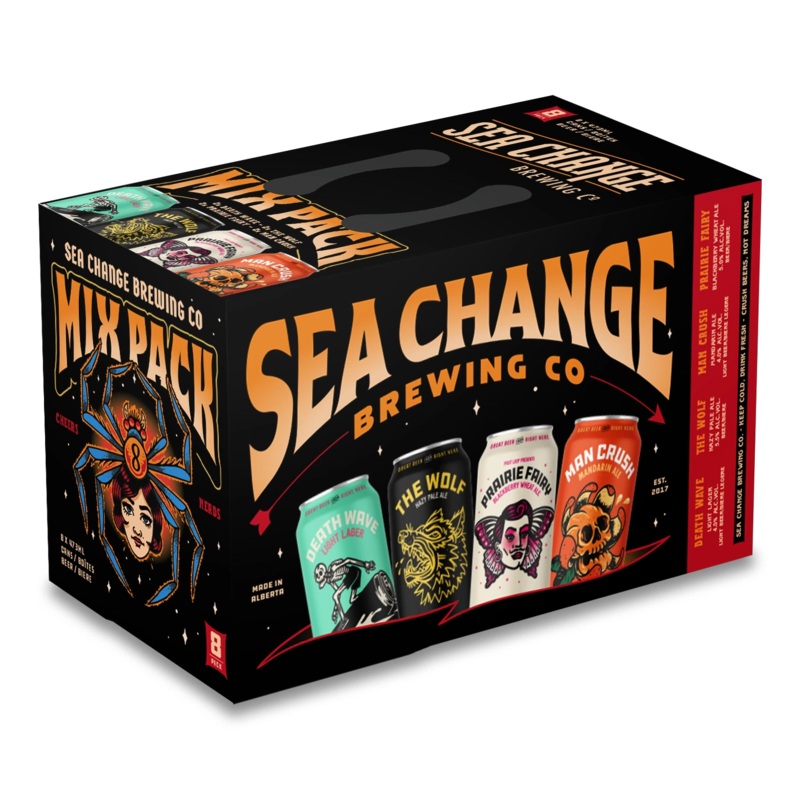 SEA CHANGE MIX PACK 473ML 8PK CAN @ Red Deer [1053200] 3784 ml