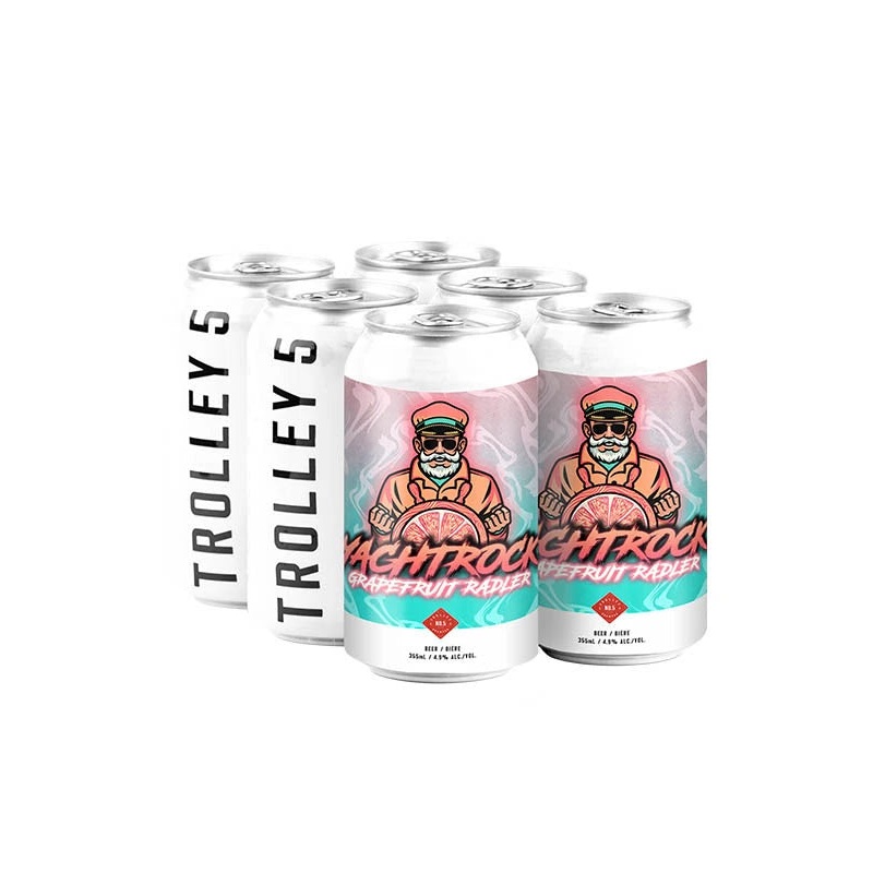 TROLLEY 5 YACHT ROCK GRAPEFRUIT RADLER 355ML 6PK CAN @ Township [1047670] 2130 ml