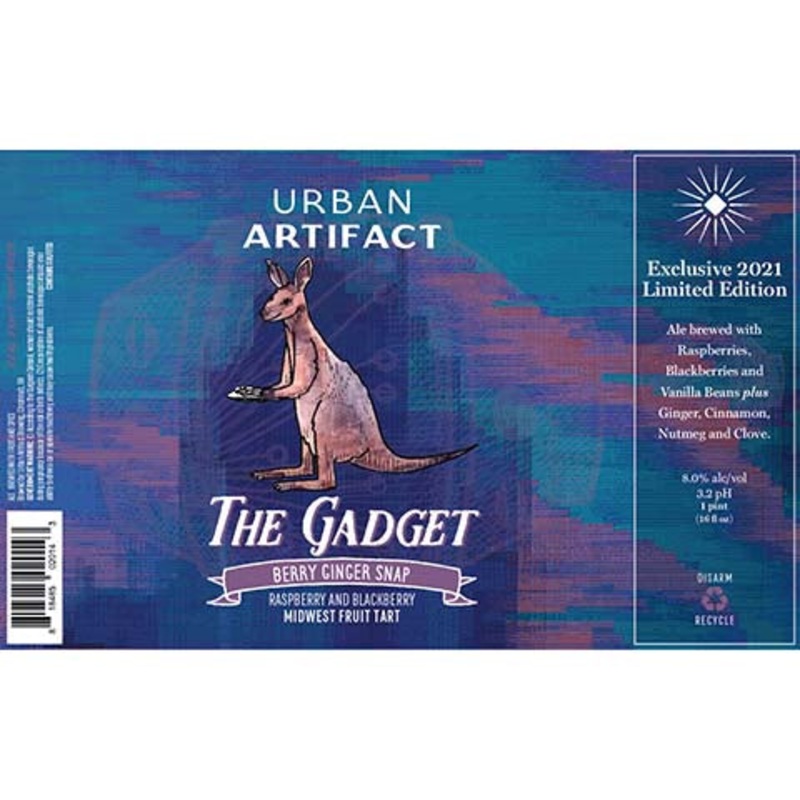 Urban Artifact The Gadget Berry Ginger Snap Ale 16OZ SINGLE CAN