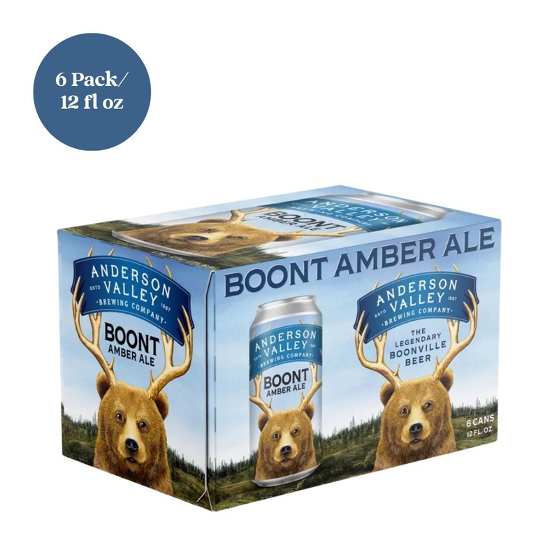 Anderson Valley Boont Amber Ale Beer 6pk 12 fl oz Cans