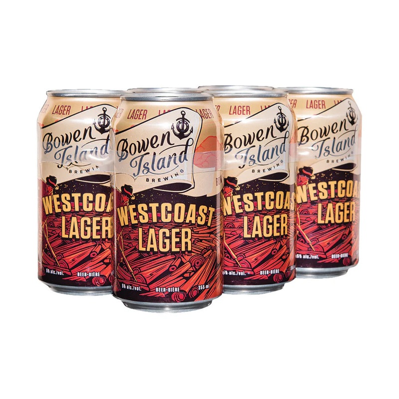 BOWEN ISLAND DEEP WEST COAST LAGER 355ML 6PK CAN @ Kelowna [1012911] 2130 ml
