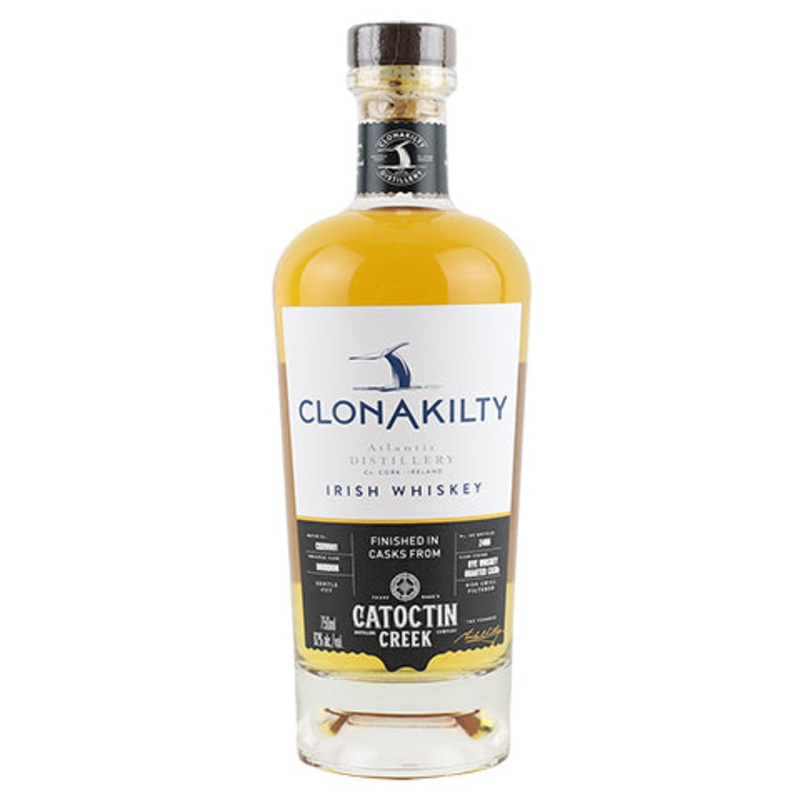 Clonakilty x Catoctin Creek Finish in Rye Whiskey Quarter Casks Irish Whiskey 750ML BTL