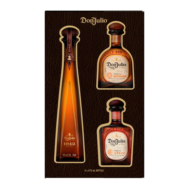 Don Julio 1942, Reposado & Aejo Gift Pack 3x375ml