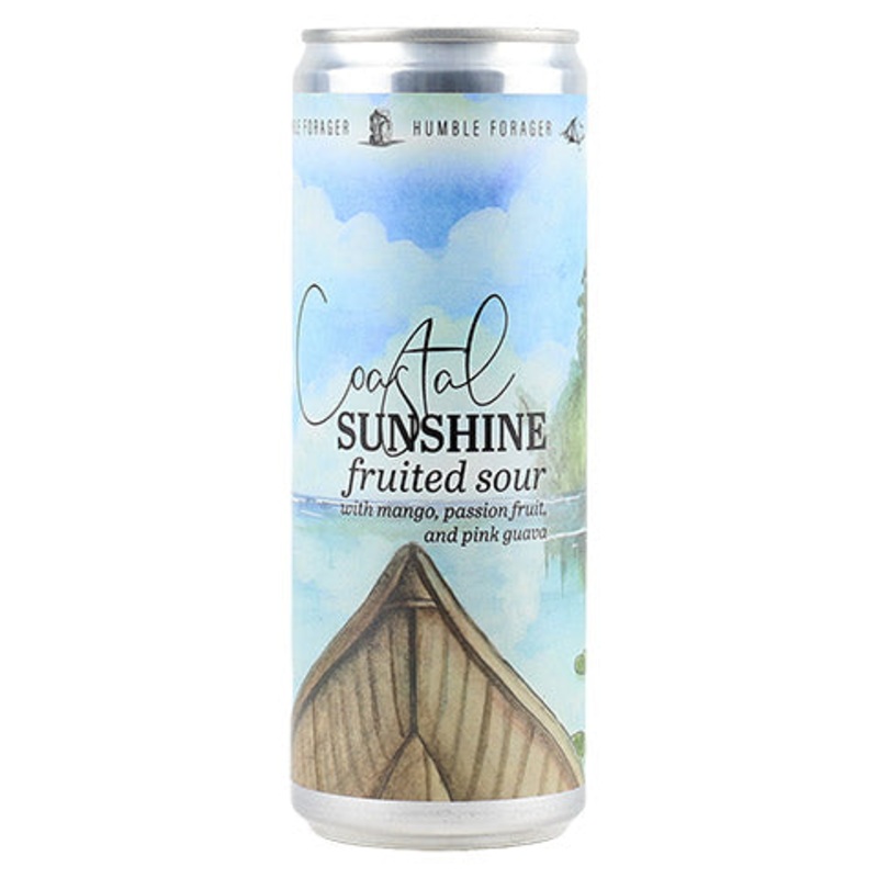 Humble Forager Coastal Sunshine V4: Mango, Passion Fruit & Pink Guava Sour 12OZ SLEEK CAN