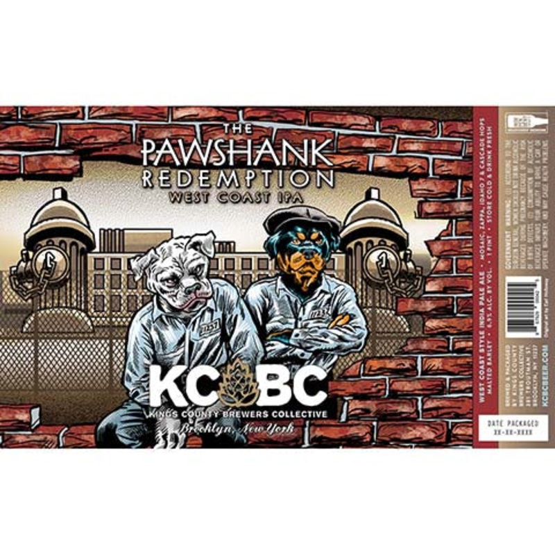 Kings County Brewers Collective The Pawshank Redemption IPA 16OZ SINGLE CAN