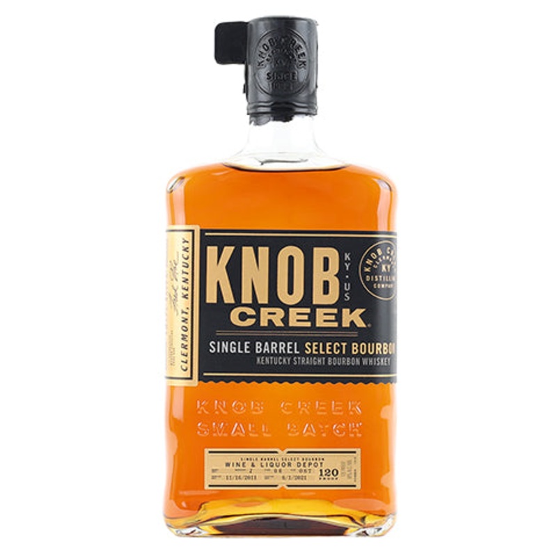 Knob Creek Single Barrel Select Bourbon Whiskey 750ML BTL