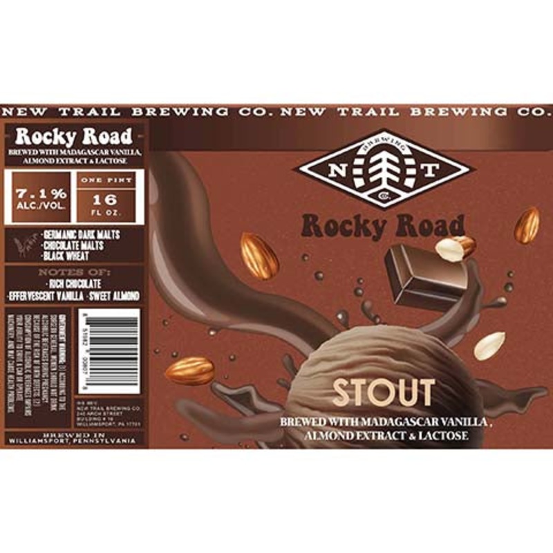 New Trail Rocky Road Stout 16OZ SINGLE CAN