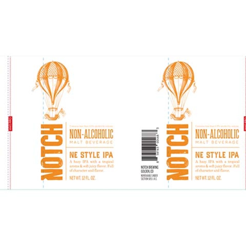 Notch NE Style IPA (Non-Alcoholic) 12OZ SINGLE CAN