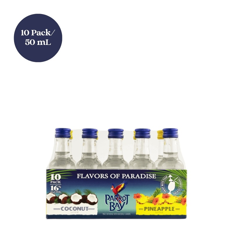 Parrot Bay Mix Pack Shots 10pk 50mL Shots