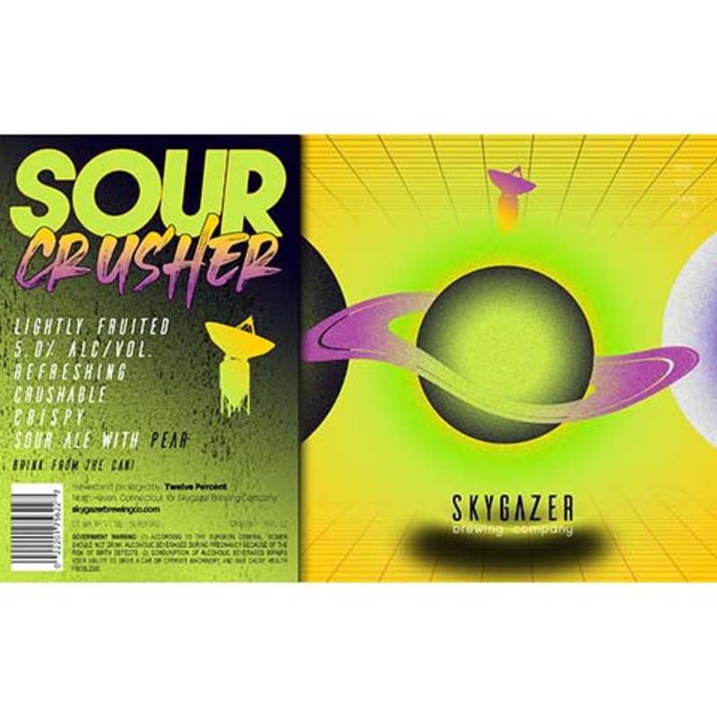 Skygazer Sour Crusher Pear Sour Ale 16OZ SINGLE CAN