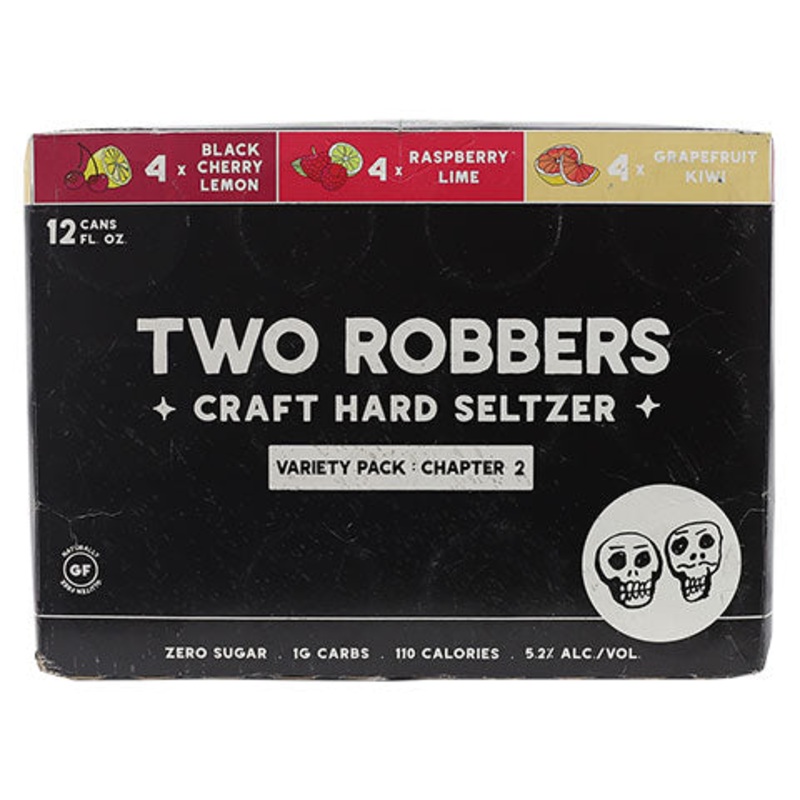 Two Robbers Craft Hard Seltzer Variety Pack (Chapter 2) 12PK 12OZ CAN