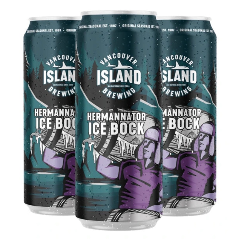 VANCOUVER ISLAND HERMANNATOR ICE BOCK 473ML 4PK CAN @ Windermere [1007061] 1892 ml