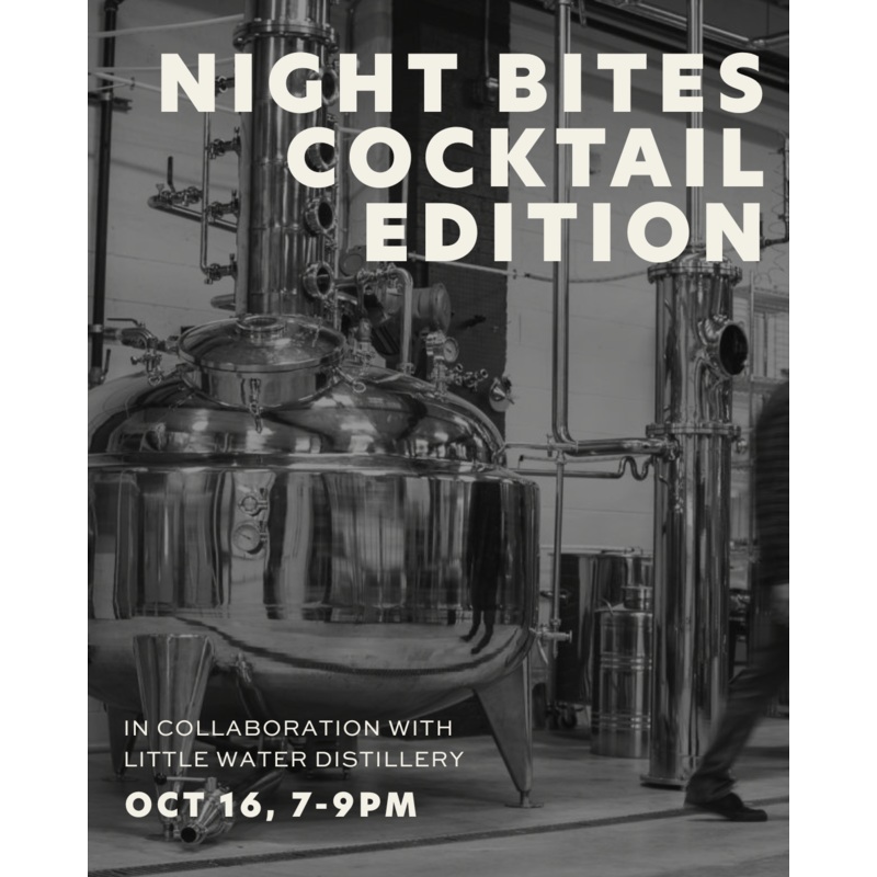 White Horse x Lola’s: Night Bites October 16th with Little Water Distillery One (1) Ticket (includes all food & cocktails)