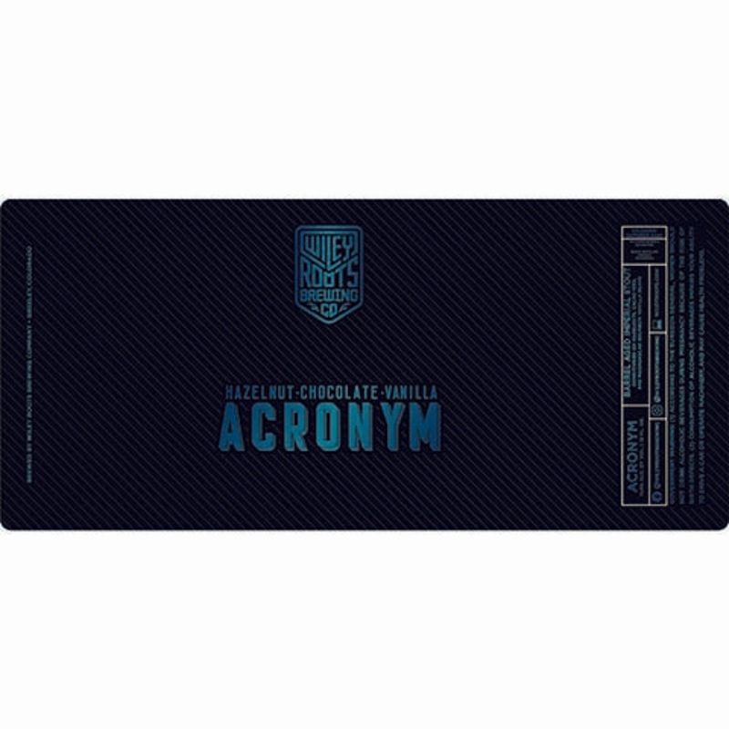 Wiley Roots Acronym Imperial Stout 16OZ SINGLE CAN