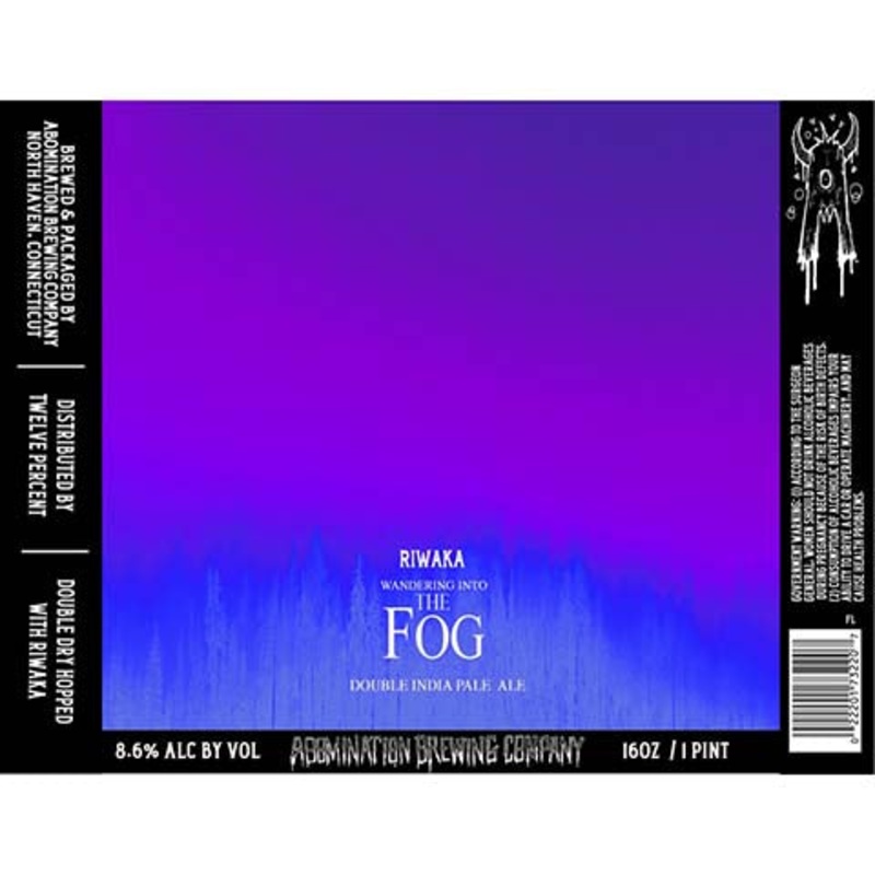 Abomination Wandering Into the Fog (Riwaka) 16OZ SINGLE CAN