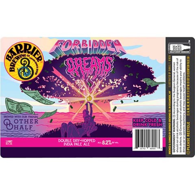 Barrier Forbidden Dreams DDH IPA 16OZ SINGLE CAN