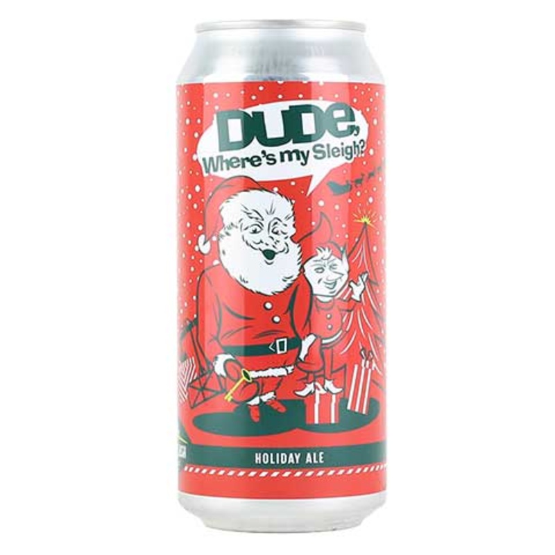 Green Flash Dude, Where’s My Sleigh? Holiday Ale 16OZ SINGLE CAN