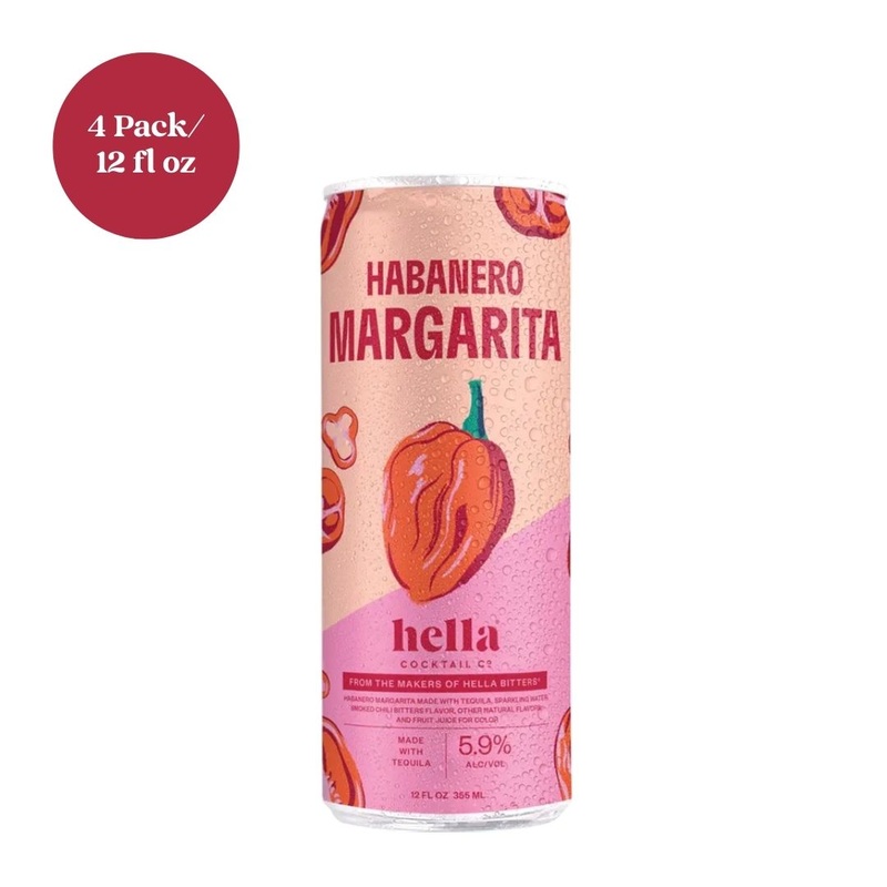 Hella Habanero Margarita 4pk 12 fl oz