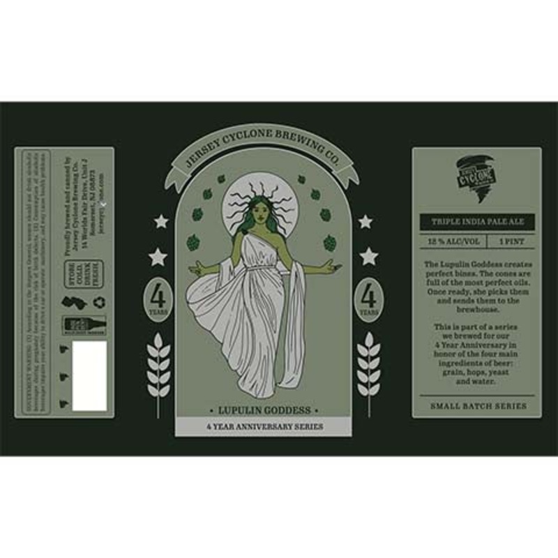 Jersey Cyclone Lupulin Goddess TIPA 16OZ SINGLE CAN