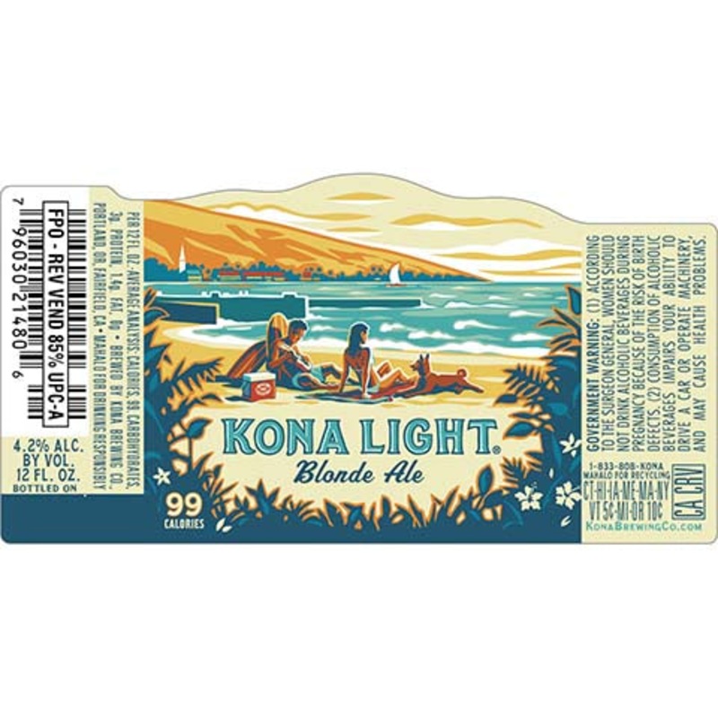 Kona Light Blonde Ale 12OZ BTL