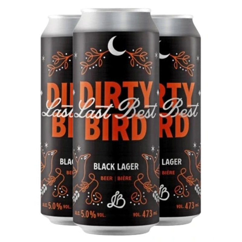 LAST BEST DIRTY BIRD BLACK LAGER 473ML 4PK CAN @ Windermere [1051892] 1892 ml