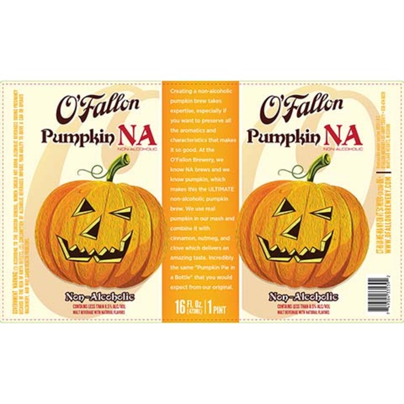 O’Fallon Pumpkin (Non-Alcoholic) 16OZ SINGLE CAN