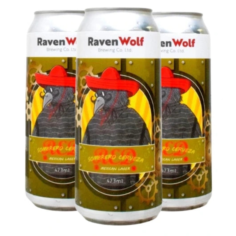 RAVENWOLF RED SOMBRERO MEXICAN LAGER 473ML 4PK CAN @ Windermere [1047275] 1892 ml