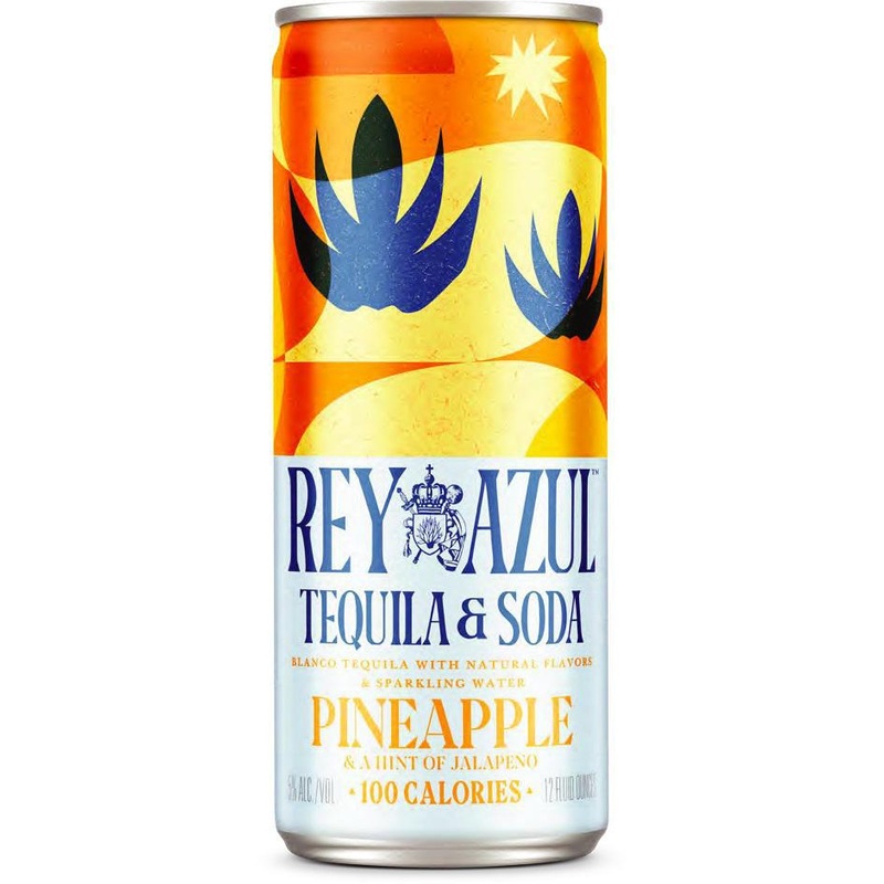 Cocktail Rey Azul 4pk Tequila & Pineapple & a hint of sea salt