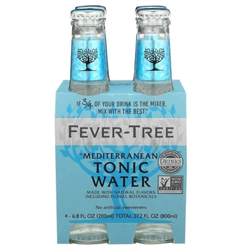 Fever Tree Mediterranean Tonic Water – 4pk Bottles 4pk