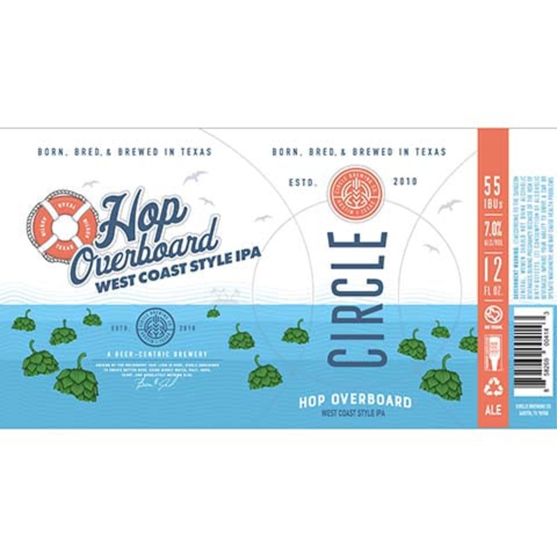 Hop Overboard West Coast Style IPA 12OZ SINGLE CAN