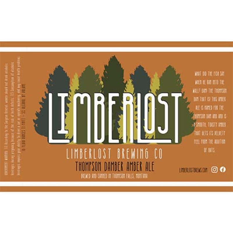 Limberlost Thompson Damber Amber Ale 16OZ SINGLE CAN
