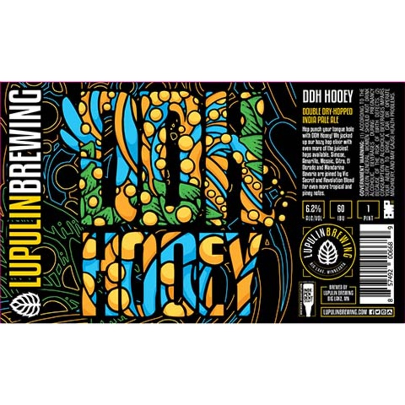 Lupulin DDH Hooey IPA 16OZ SINGLE CAN