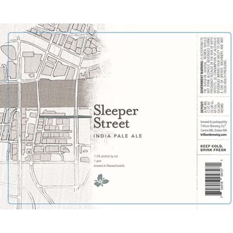 Trillium Sleeper Street IPA 16OZ SINGLE CAN